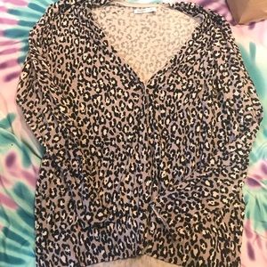 Animal print sweater